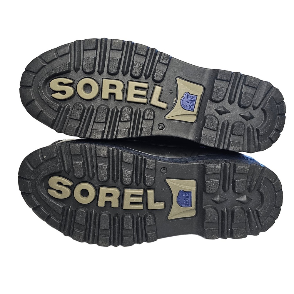 SOREL Snowlion Tall Snowboots Blue Lined Boots size 10 - Picture 7 of 10